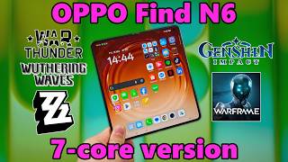 One core less 🤔 OPPO Find N6 with Snapdragon 8 Elite Gen 5 gaming test!