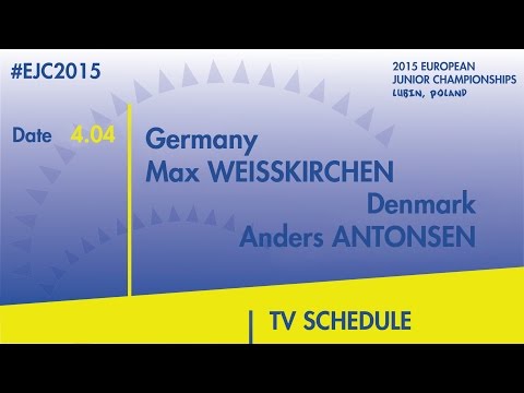 Final MS M. Weisskirchen (GER) VS. A. Antonsen (DEN) #EJC2015 Lubin, Poland