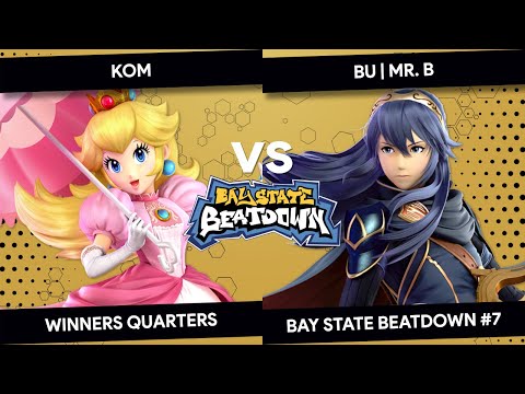 Bay State Beatdown #7 - KOM (Peach) vs BU | Mr. B (Lucina) - Winners Quarters
