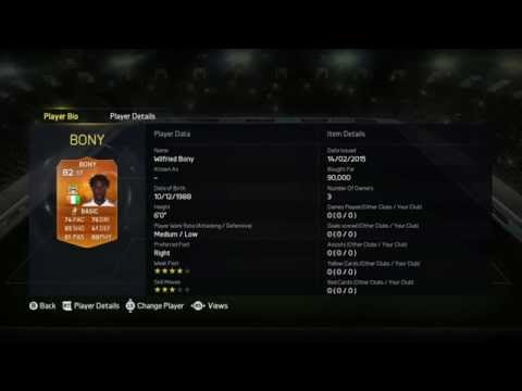 MOTM WILFRIED BONY REVIEW | FIFA 15