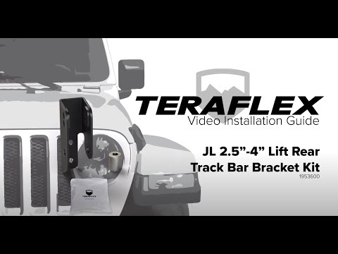 TeraFlex Install: JL/JLU 2.5"-4.5" Lift Rear Track Bar Bracket Kit