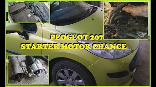 Car starter chance, Peogeot. How to / DIY