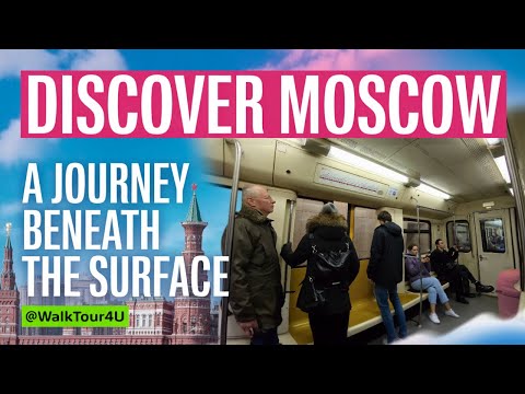 Moscow Metro Walk | From Manezhnaya Square to Leningradsky Station via Okhotny Ryad (4K)