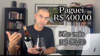 Esse é um dos mais famosos vinhos chilenos, e não vale nem metade do que cobra...