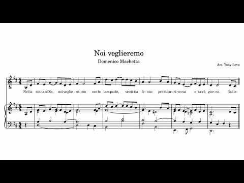 ACCOMPAGNAMENTI ORGANISTICI = 93) Noi veglieremo (Domenico Machetta)
