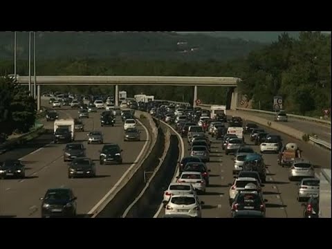 Traffic hell in southern France