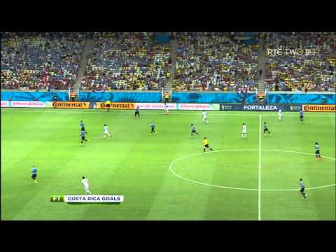 Uruguay vs Costa Rica 3 Goals World Cup 2014 (English) HD