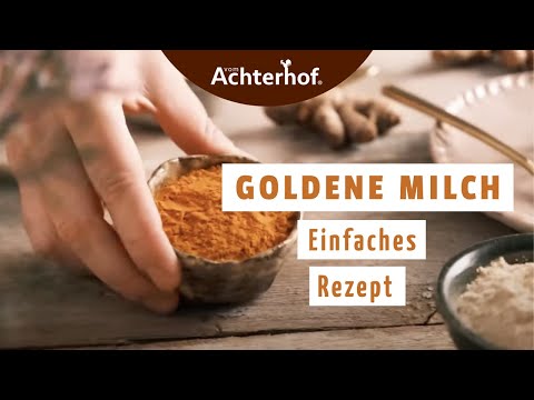 Wie bereitet man eine Golden Milch zu - Rezeptidee Goldene Milch