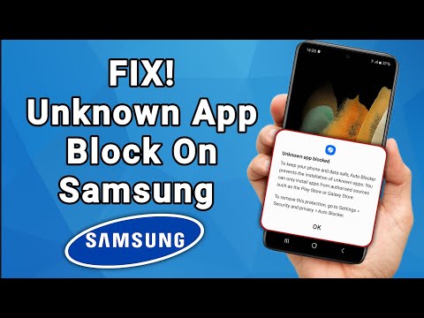 How to Fix “Unknown App Blocked” on Samsung | Enable Install from Unknown Sources 2025