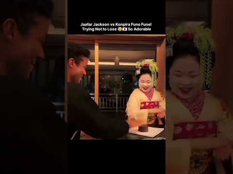 Jaafar Jackson in Japan: Trying Konpira Fune Fune with Geisha – So Happy & Adorable! 😂🕺