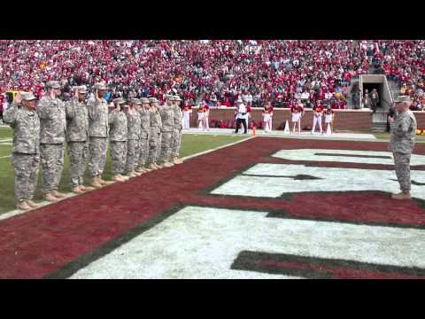 OU Military Appreciation Day 2013 - Re-Enlistment Ceremony