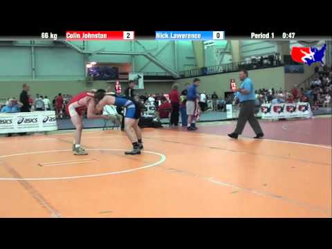 Colin Johnston vs. Nick Lawerence at 2013 ASICS University Nationals - FS