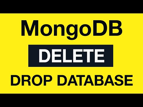 MongoDB Delete Queries 08 dropDatabase