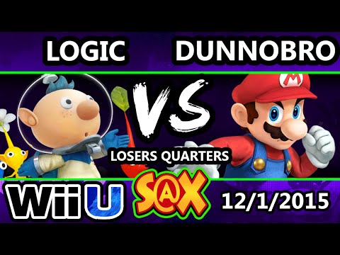 S@X 126 - DunnoBro (Mario) Vs. VGBC | Logic (Olimar) SSB4 Losers Quarters - Smash Wii U