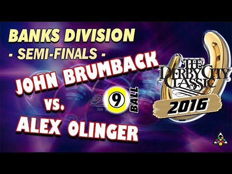 CRAZY BANKS: John BRUMBACK vs Alex OLINGER - 2016 DERBY CITY CLASSIC BANKS DIVISION
