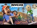 UNCLE BALDI GOT ME TWAINING WHEEWLZ!  Ouch! (FGTeeV Duddy Chunky Boy Descenders Gameplay/Skit)