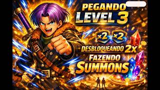 Pegando Level 3 — Desbloqueando 2x Battle e Fazendo Vários Summons