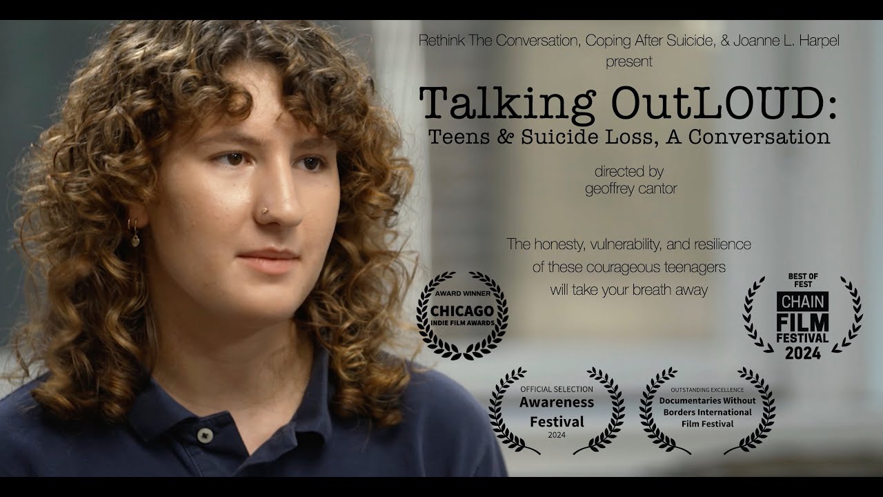 Talking OutLOUD: Teens & Suicide Loss, A Conversation. Copyright 2024 Rethink The Conversation.