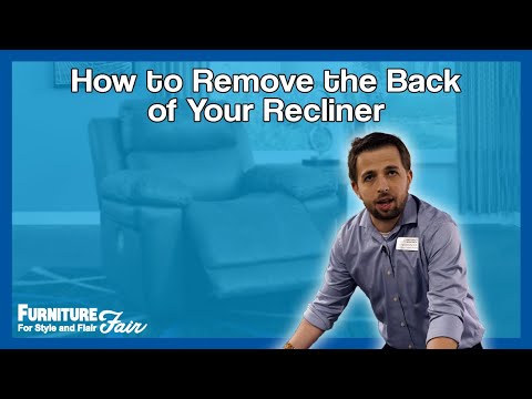 How to Take the Back off Your Recliner