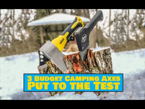 The Best Cheap Camping Axe [ 3 Budget Camping Axes Put to the Test ]