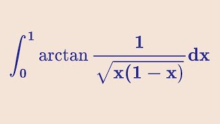 A captivating integral problem