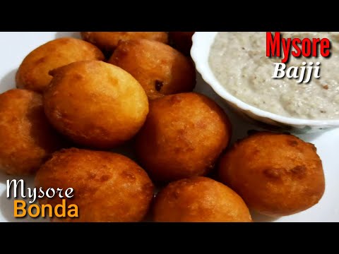 #Mysorebonda recipe | soft tea time snack mysore bonda | How To Make Mysore Bajji /breakfast recipe