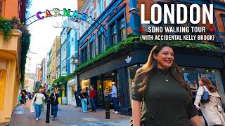 London Walking Tour 4K – Tottenham Court Road to Soho