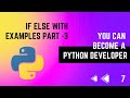07 If Else With Examples Part 3 Python Tutorial Series In Tamil EMC Academy