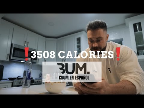 ¿Cuantas calorias consume Cbum en VOLUMEN?
