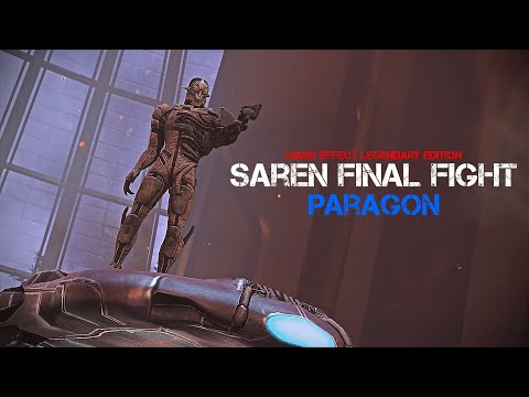 Mass Effect 1 Legendary Edition - Saren Final Boss Fight | Paragon