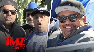 George Lopez Has A Fun Drunken Dodgers&#39; Opening Day | TMZ TV