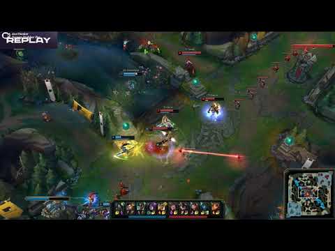 DK vs T1 - Massive Khan Akali double kill on Faker and Teddy