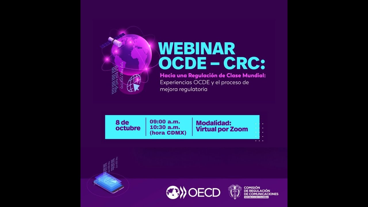 Webinar OCDE-CRC: Hacia una Regulación de clase mundial