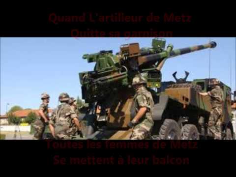 Chant Militaire, L'artilleur de Metz