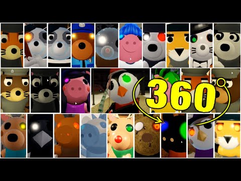 ROBLOX PIGGY 2 ALL JUMPSCARES 360