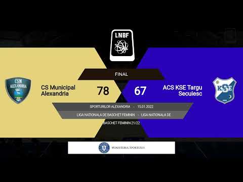 LNBF 2021-2022: CSM Alexandria - KSE Târgu Secuiesc