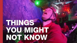 Giant Underground Trampolines!