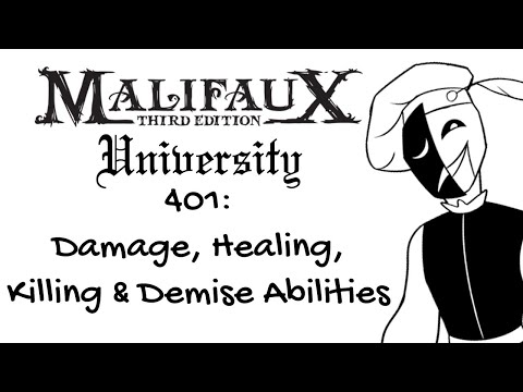 OLD Malifaux U401 - Damage, Healing, Killing, Demise Abilities