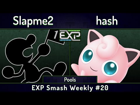EXP SW # 20 | Slapme2 (Mr Game & Watch) vs hash (Jigglypuff) | Pools | SSBU Ultimate Tournament