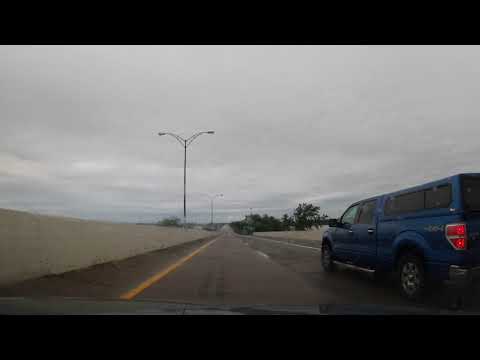 Driving Across The Edison Bridge in Ohio on SR 2 in 4K