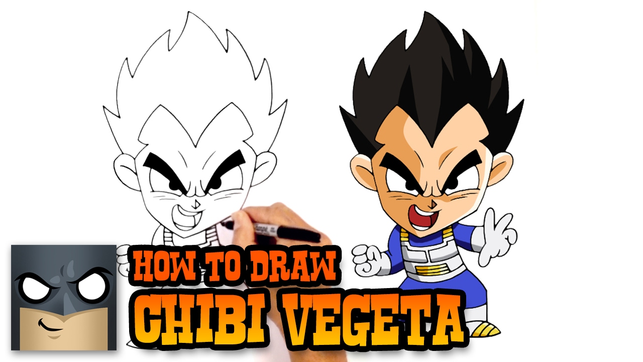 How to Draw Vegeta | Dragon Ball Z
