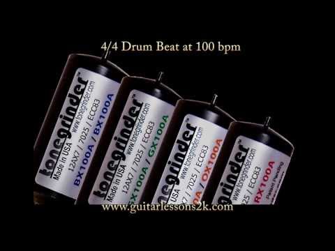 Drum Beats To Practice With: 4/4 Drum Beat at 100 BPM