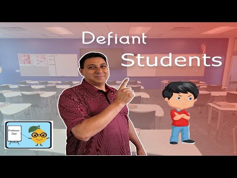 How To Deal With a Defiant Student