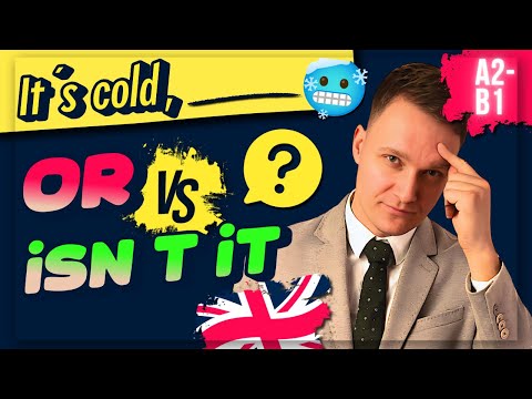 👉It´s cold, OR...? 🤔 Isn´t it?! Question Tags einfach erklärt (A2-B1)