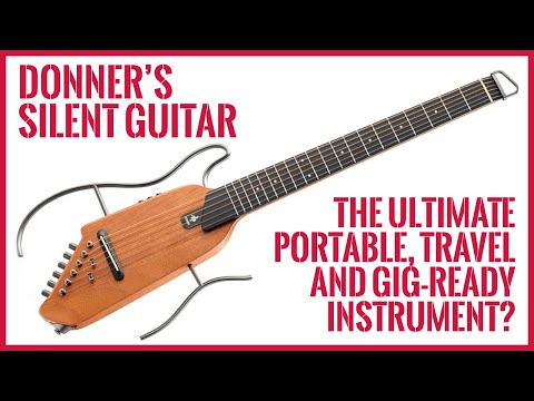 🎸 Donner HUSH I Headless Electric Acoustic Guitar With 🎸 Donner HUSH I Headless Electric Acoustic Guitar With