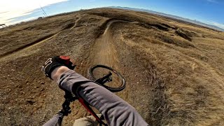 Mountain Biking at ERIE SINGLETRACK (Erie, CO) | Top to Bottom 11/21/24