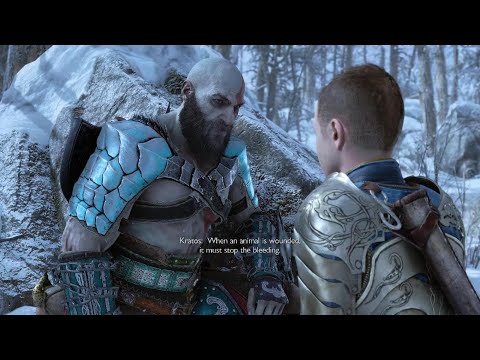 Kratos teaches his son a powerful lesson about grief