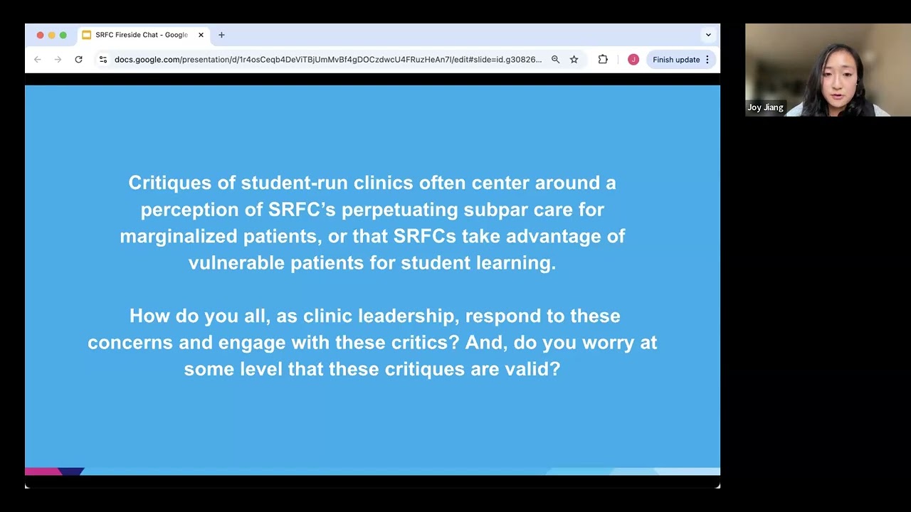 Challenging Norms: Student Run Free Clinics: Evolving Spaces for Examining and Dismantling Structural Racism in Health Care