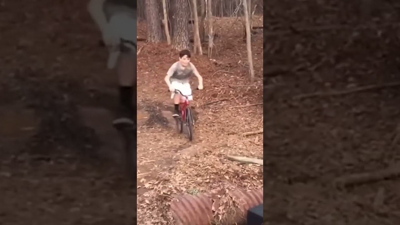 Kid Falls of Bike