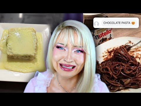 I tried my follower's jail-worthy recipes…